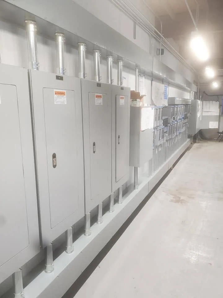 Data center and critical power transformer installation