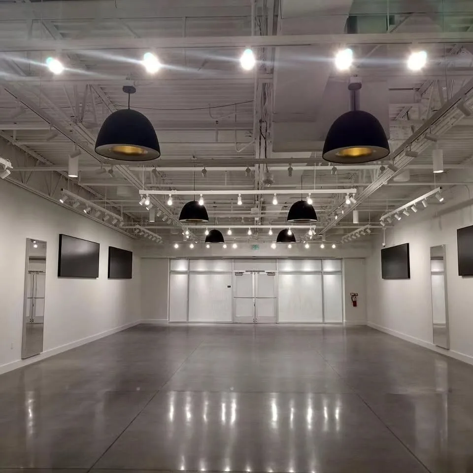 High-end commercial retail lighting showroom Bay Area